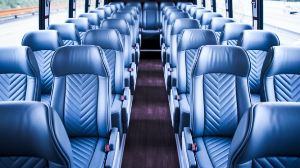 54 passenger charter bus interior little rock