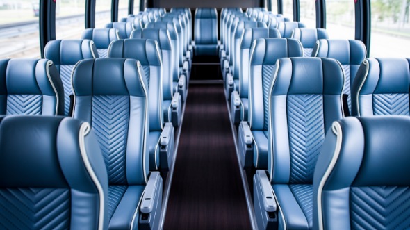 55 passenger charter bus interior little rock