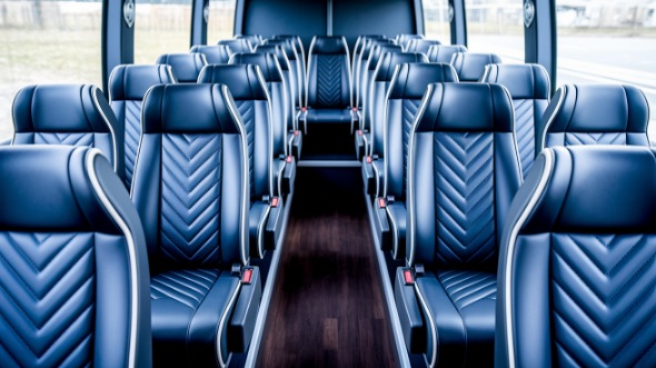 shreveport 15 passenger minibus inside