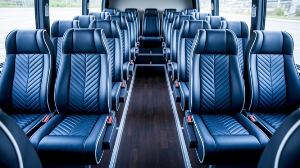 shreveport 25 passenger minibus inside