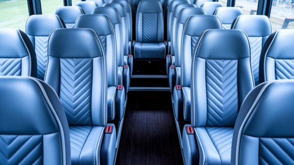 shreveport 28 passenger minibus inside