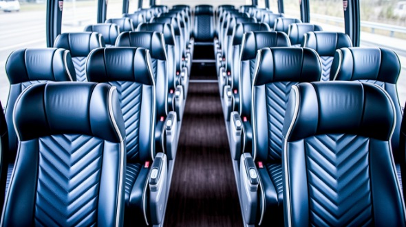 shreveport 50 passenger charter bus inside