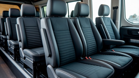 shreveport sprinter van with driver inside